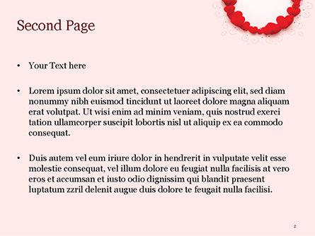 Modello PowerPoint - Cerchio di cuori, Slide 2, 15438, Vacanze/Occasioni Speciali — PoweredTemplate.com