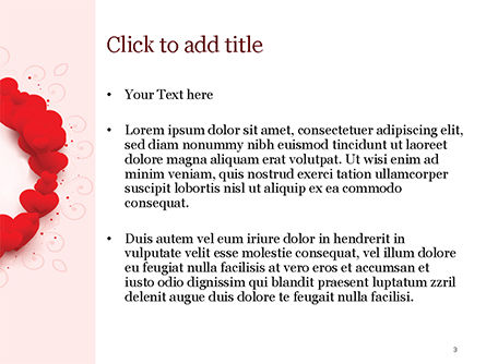 Modello PowerPoint - Cerchio di cuori, Slide 3, 15438, Vacanze/Occasioni Speciali — PoweredTemplate.com