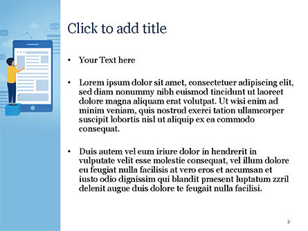 Modèle PowerPoint de développement web mobile, Diapositive 3, 15447, Sciences / Technologie — PoweredTemplate.com