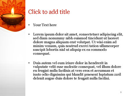 Templat PowerPoint Diwali, Slide 3, 15455, Liburan/Momen Spesial — PoweredTemplate.com