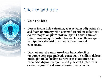 Big Data Security PowerPoint Template, Slide 3, 15484, Technology and Science — PoweredTemplate.com