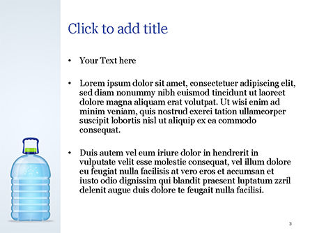 Modèle PowerPoint de livraison d'eau, Diapositive 3, 15498, Concepts commerciaux — PoweredTemplate.com