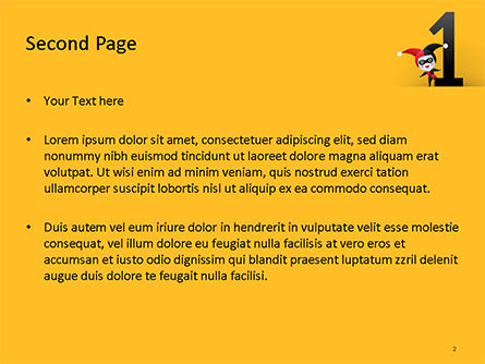 Modello PowerPoint - Burlone, Slide 2, 15520, Vacanze/Occasioni Speciali — PoweredTemplate.com
