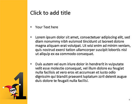 Joker PowerPoint Vorlage, Folie 3, 15520, Ferien/besondere Anlässe — PoweredTemplate.com