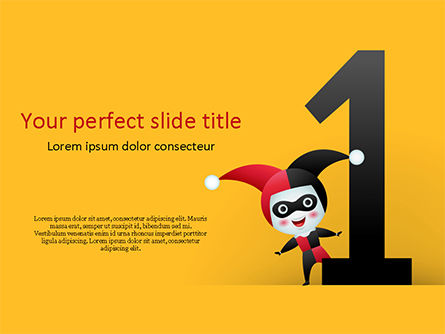 Joker PowerPoint Template, Free PowerPoint Template, 15520, Holiday/Special Occasion — PoweredTemplate.com