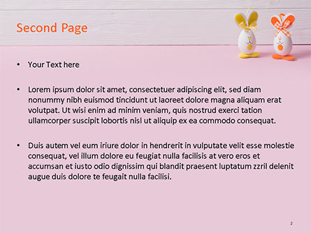 Funny Easter Eggs PowerPoint Template, Slide 2, 15529, Holiday/Special Occasion — PoweredTemplate.com