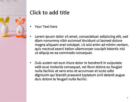 Funny Easter Eggs PowerPoint Template, Slide 3, 15529, Holiday/Special Occasion — PoweredTemplate.com