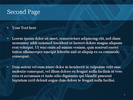 DNA Synthesis PowerPoint Template, Slide 2, 15559, 3D — PoweredTemplate.com