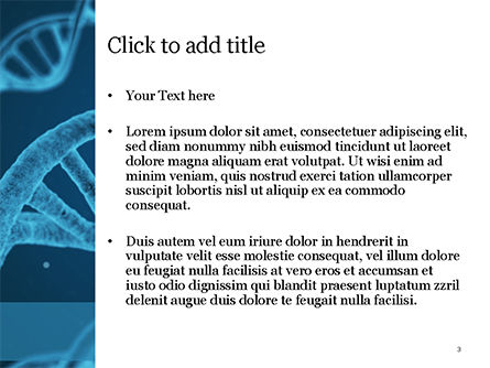 Dna-synthese PowerPoint Template, Dia 3, 15559, 3D — PoweredTemplate.com