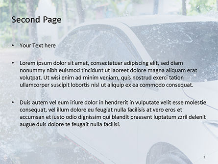 Templat PowerPoint Layanan Cuci Mobil, Slide 2, 15584, Karier/Industri — PoweredTemplate.com