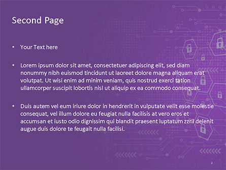 파워포인트 템플릿 - 정보 보안 및 제어, 슬라이드 2, 15600, 기술 및 과학 — PoweredTemplate.com