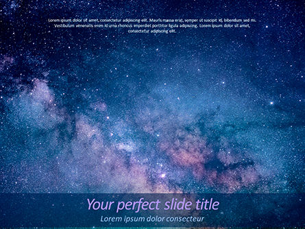 Celestial PowerPoint Template, PowerPoint Template, 15613, Nature & Environment — PoweredTemplate.com