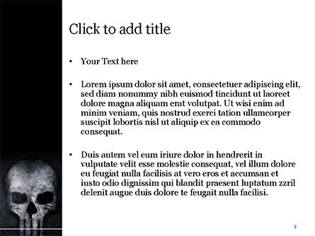 Modèle PowerPoint de crâne punisseur, Diapositive 3, 15615, Militaire — PoweredTemplate.com