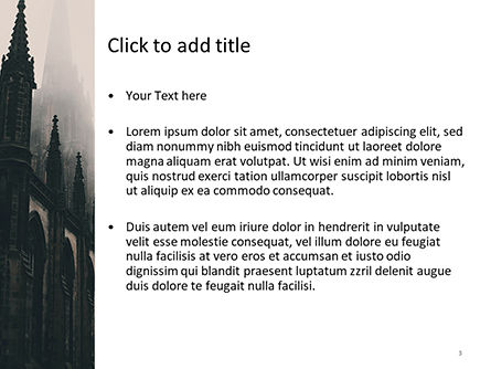 Gothic Architecture PowerPoint Template, Slide 3, 15628, Construction — PoweredTemplate.com