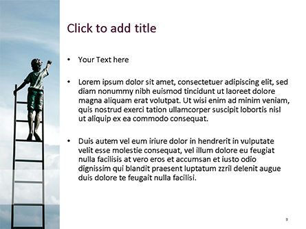 Bereik De Lucht PowerPoint Template, Dia 3, 15635, Business Concepten — PoweredTemplate.com