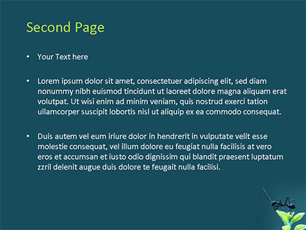 파워포인트 템플릿 - 검은 개미, 슬라이드 2, 15638, 자연 및 환경 — PoweredTemplate.com
