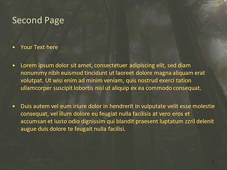 파워포인트 템플릿 - 열대 우림, 슬라이드 2, 15639, 자연 및 환경 — PoweredTemplate.com
