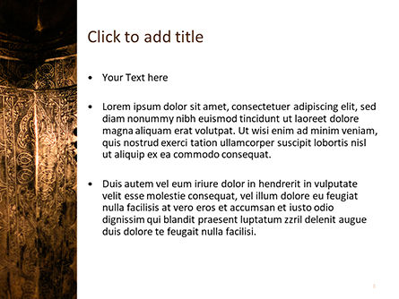 Plantilla de PowerPoint - armadura de caballero real, Diapositiva 3, 15644, Militar — PoweredTemplate.com