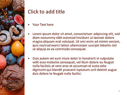 Modelo do PowerPoint - frutas e verduras de verão, Deslizar 3, 15649, Food & Beverage — PoweredTemplate.com
