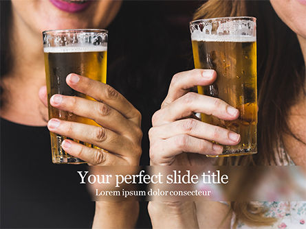 Beer Party PowerPoint Template, Free PowerPoint Template, 15663, People — PoweredTemplate.com