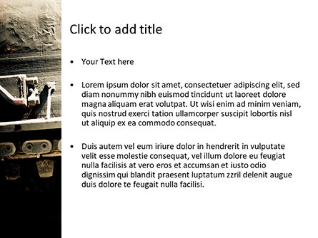 파워포인트 템플릿 - 군용 탱크, 슬라이드 3, 15668, 군사 — PoweredTemplate.com