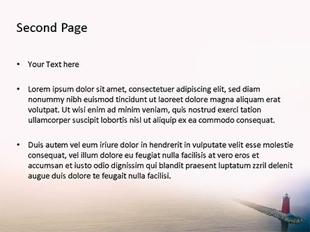 Modelo do PowerPoint - luz do quebra-mar leste de manistique, Deslizar 2, 15670, Natureza e Ambiente — PoweredTemplate.com