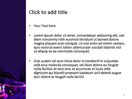DJ Remote PowerPoint Template, Slide 3, 15719, Art & Entertainment — PoweredTemplate.com