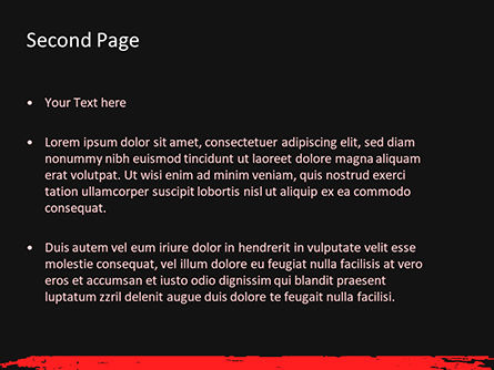 Modèle PowerPoint gratuit de ligne rouge drapeau usa, Diapositive 2, 15742, Militaire — PoweredTemplate.com