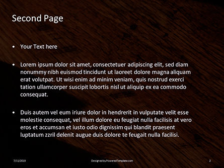Modello PowerPoint - Spazzola dell'aspirapolvere sul pavimento di legno, Slide 2, 15763, Carriere/Industria — PoweredTemplate.com
