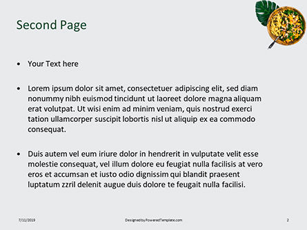 Templat PowerPoint Salad Biji Quinoa Dan Sayuran, Slide 2, 15764, Food & Beverage — PoweredTemplate.com