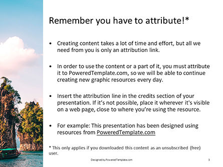 Modèle PowerPoint de vue du parc national de khao sok, Diapositive 3, 15766, Nature / Environnement — PoweredTemplate.com