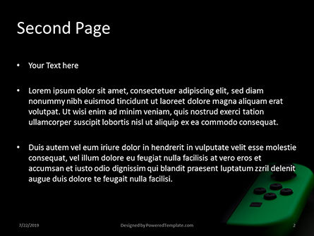 ゲーム機がクローズアップを制御 - 無料PowerPointテンプレート, スライド 2, 15783, Art & Entertainment — PoweredTemplate.com