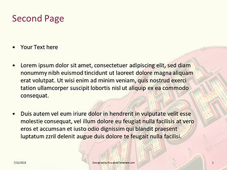 Autowaschschild PowerPoint Vorlage, Folie 2, 15789, Karriere/Industrie — PoweredTemplate.com