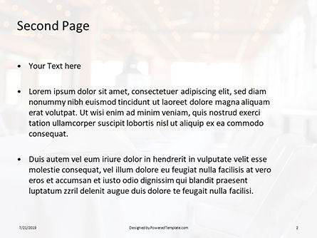 Modèle PowerPoint de longue table servie pour le banquet, Diapositive 2, 15790, Carrière / Industrie — PoweredTemplate.com