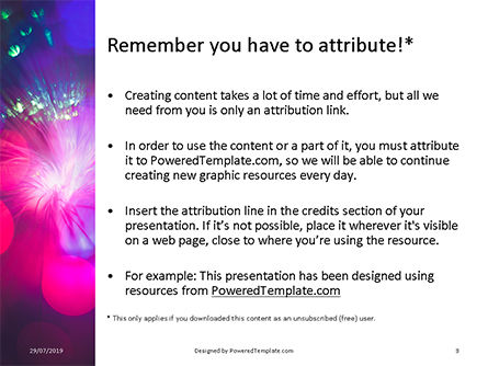 Templat PowerPoint Lampu Bokeh Yang Tidak Fokus, Slide 3, 15809, Abstrak/Tekstur — PoweredTemplate.com