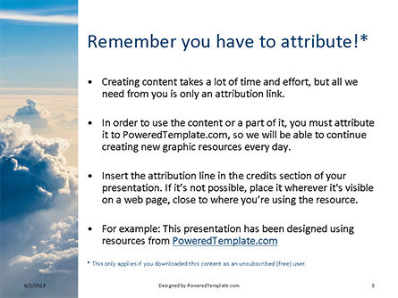 Clouds in the Sky Presentation, Slide 3, 15829, Nature & Environment — PoweredTemplate.com