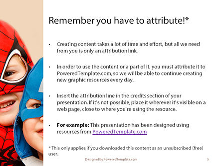 Plantilla de PowerPoint gratis - niños aventureros, Diapositiva 3, 15847, Education & Training — PoweredTemplate.com