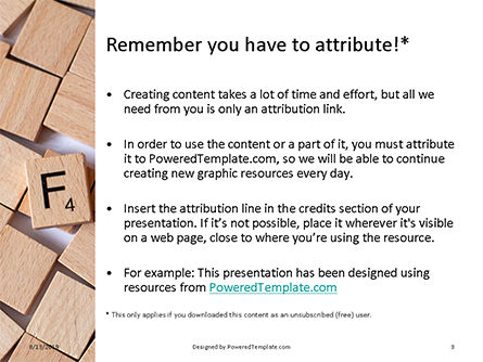 Modèle PowerPoint gratuit de peur - cubes avec des lettres, Diapositive 3, 15853, Médical — PoweredTemplate.com