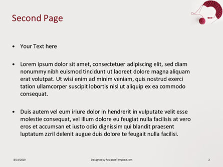 Plantilla de PowerPoint gratis - bola de lana y agujas de tejer, Diapositiva 2, 15869, Profesiones/ Industria — PoweredTemplate.com