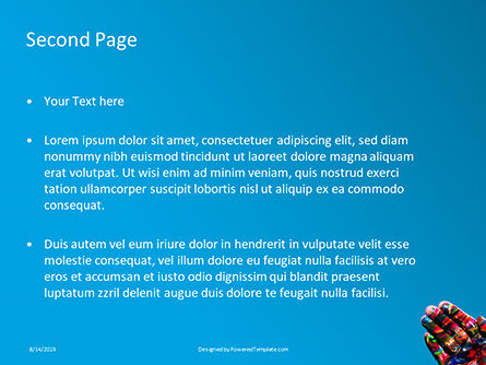 Modello PowerPoint Gratis - Tinto a mano con vernici miste, Slide 2, 15873, Art & Entertainment — PoweredTemplate.com