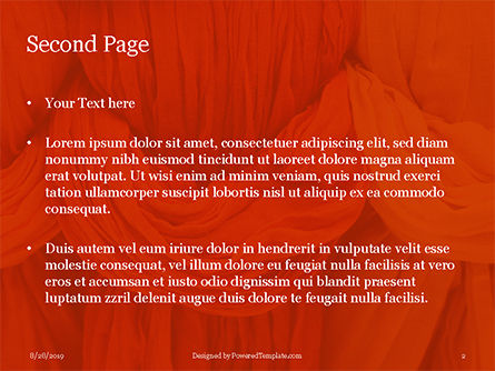 Modèle PowerPoint gratuit de tissu de coton teint, Diapositive 2, 15916, Carrière / Industrie — PoweredTemplate.com