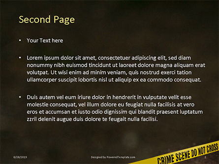 Templat PowerPoint Pita Garis Polisi, Slide 2, 15918, Hukum — PoweredTemplate.com