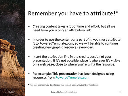 Templat PowerPoint Bimasakti Di Lembah Mimpi, Slide 3, 15925, Alam & Lingkungan — PoweredTemplate.com