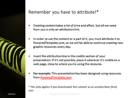 Modello PowerPoint Gratis - Attenzione nastro al buio, Slide 3, 15935, Legale — PoweredTemplate.com