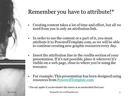 Modello PowerPoint - Donna forte, Slide 3, 15949, Sport — PoweredTemplate.com