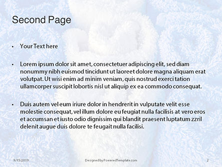 Modello PowerPoint - Soffici asciugamani in lana bianca e blu, Slide 2, 15968, Carriere/Industria — PoweredTemplate.com