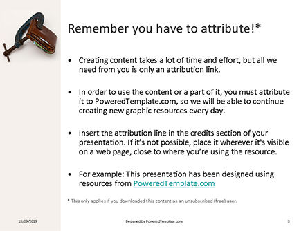 Modèle PowerPoint gratuit de concept d'argent serré, Diapositive 3, 15986, Finance / Comptabilité — PoweredTemplate.com