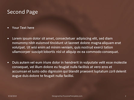 Modello PowerPoint Gratis - Priorità bassa di turbinio del cioccolato fuso astratta, Slide 2, 15988, Astratto/Texture — PoweredTemplate.com