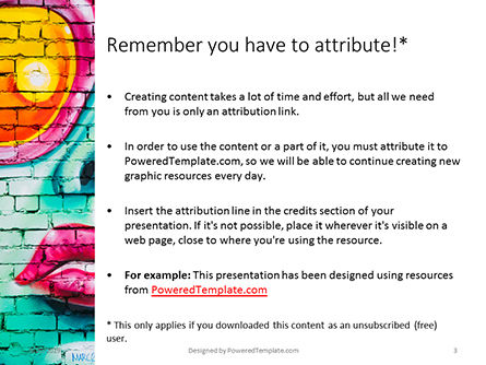 Straßenkunst Kostenlose PowerPoint Vorlage, Folie 3, 16000, Art & Entertainment — PoweredTemplate.com