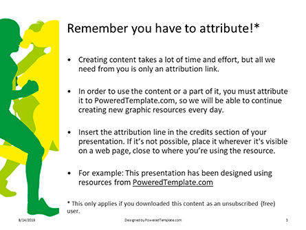 Modello PowerPoint - Sagome colorate di gente che corre, Slide 3, 16001, Persone — PoweredTemplate.com